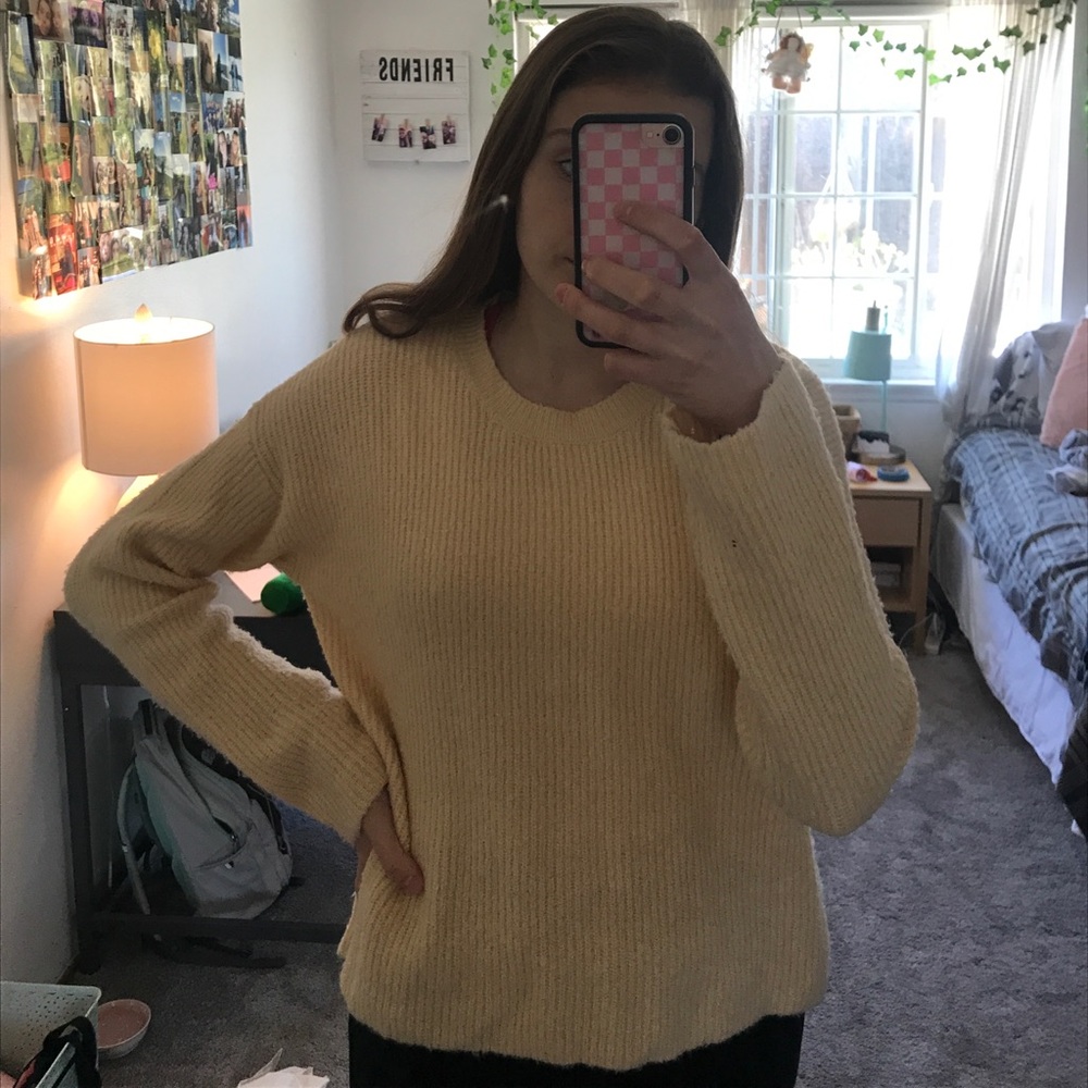 Forever 21 Cream Sweater